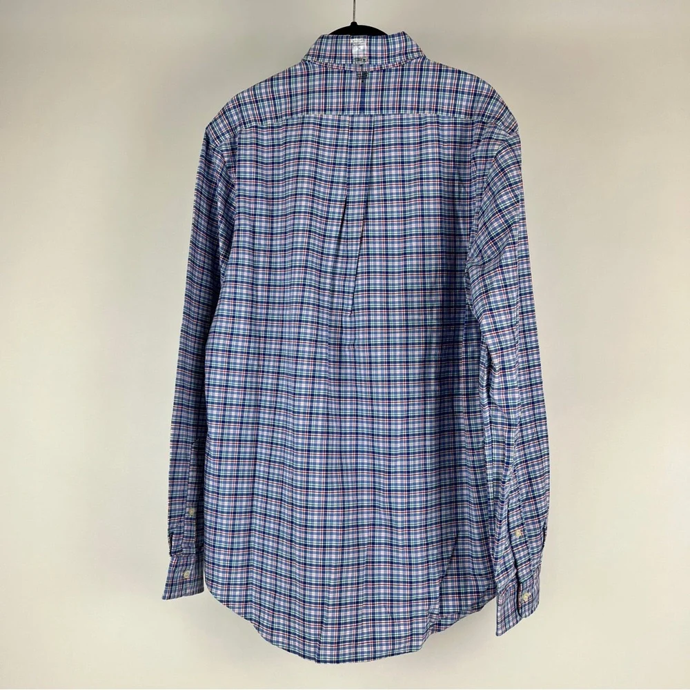 NEW Ralph Lauren Blue and White Casual Button Down Shirt - Picture 2 of 3